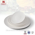 Königliches Abendessenset, weiße keramische Platte, Porzellangeschirrporzellanlieferant